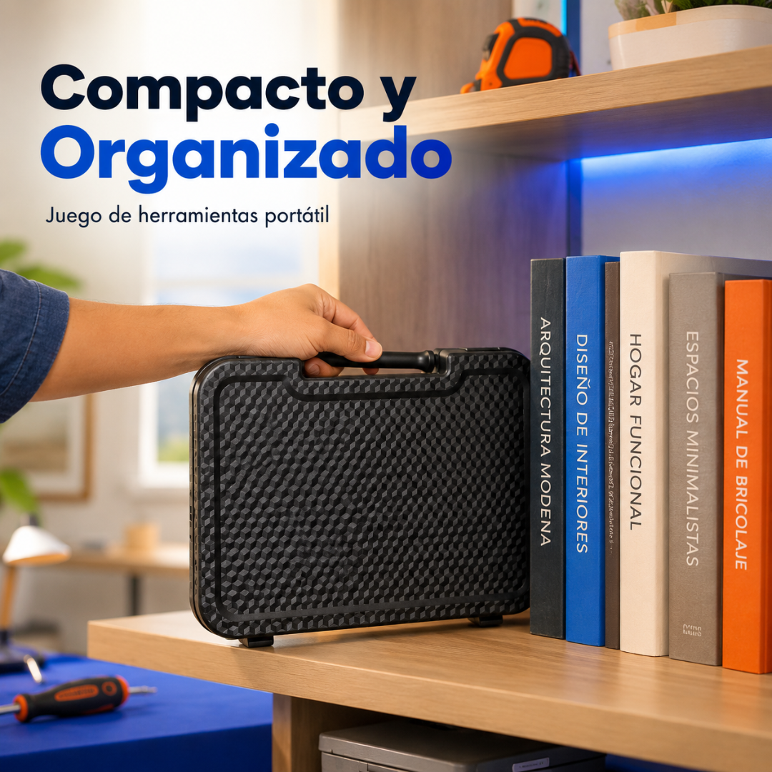 Caja de Herramientas Todo en Uno: Repara Cualquier Cosa Sin Salir de Casa