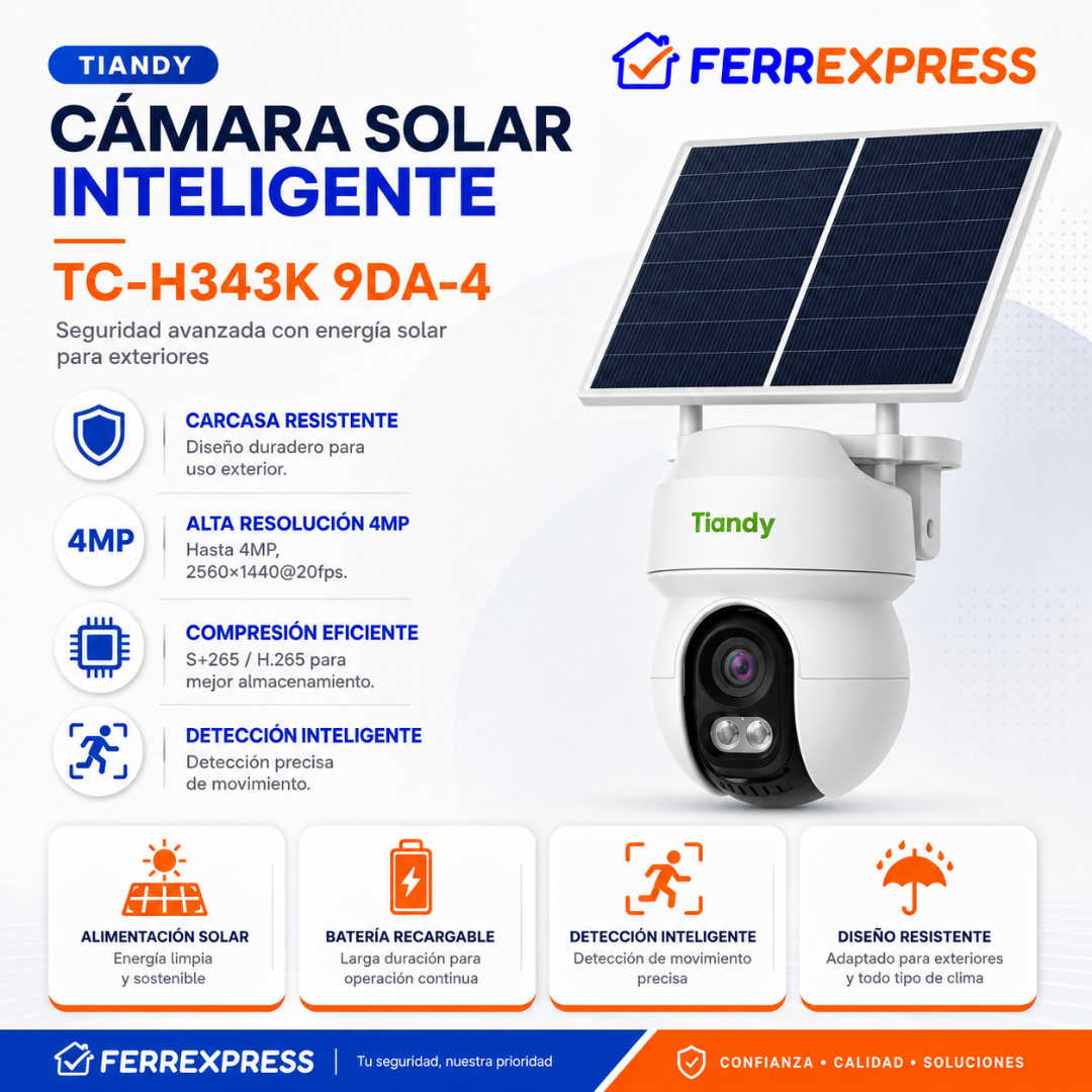 Cámara Solar WiFi que No Necesita Cables ni Enchufe — Sigue el Movimiento y Ve a Color de Noche