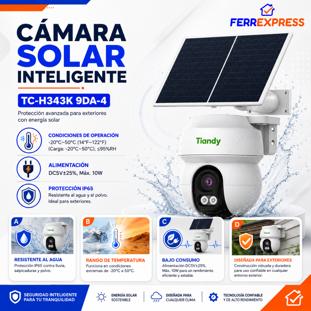Cámara Solar WiFi que No Necesita Cables ni Enchufe — Sigue el Movimiento y Ve a Color de Noche