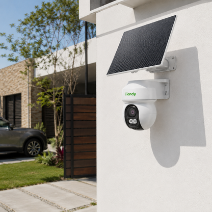 Cámara Solar WiFi que No Necesita Cables ni Enchufe — Sigue el Movimiento y Ve a Color de Noche