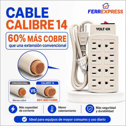 VOLTECH - Extensión Premium Oferta Navideña