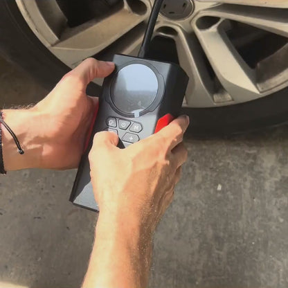 Arrancador 4 en 1: Batería, Aire, Luz y Power Bank en tu Baúl